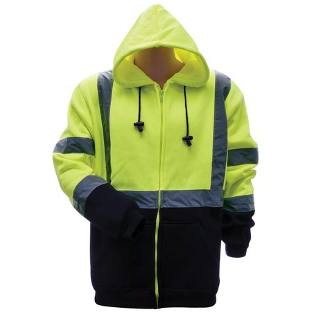 BLACKCANYON OUTFITTERS BCO HI-VIS CLS 3 ZP FLC HDY USA LIME L BCOHVHSL